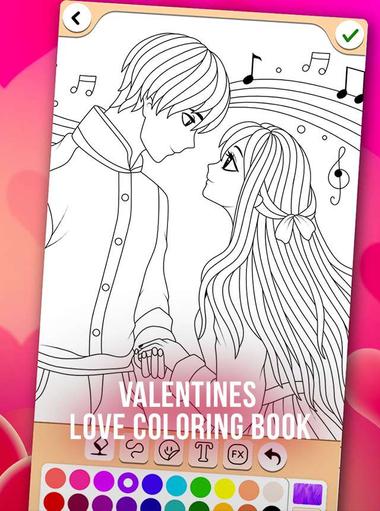 Livro Valentim para colorir