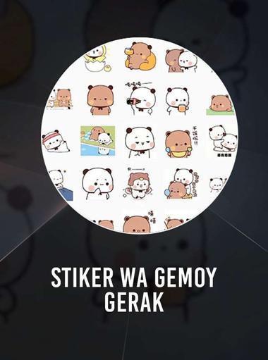 Stiker Wa Gemoy Gerak