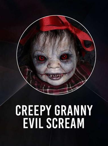 Creepy Granny Evil Scream