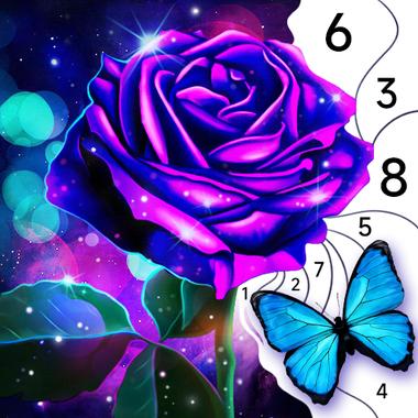 Fancy Color-Paint by Number