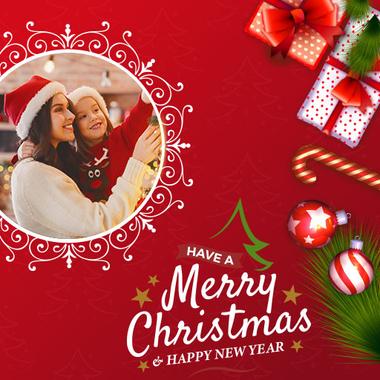 Christmas photo frames 2020 Christmas photo editor