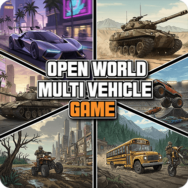 Open World Multi Vehicle Game
