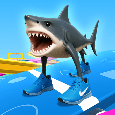 Silly Guys Race: Fall & Run