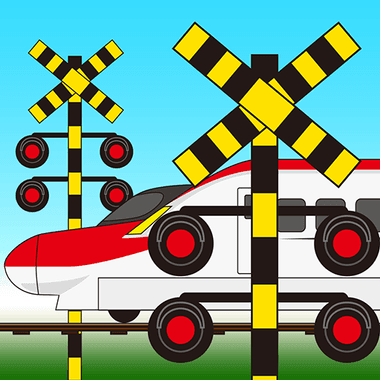Railroad Crossing Train Simulation