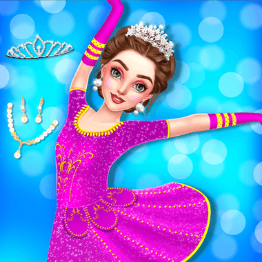 Beautiful Ballerina Girl Salon Stylish Dressup