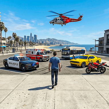 Real Multivehicle Driving Game