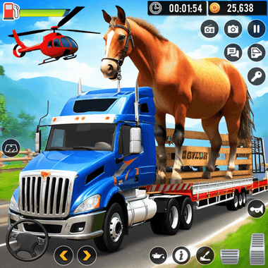 Wild Animals Truck Transporter