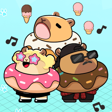 Capybara Star: Tap Piano Game