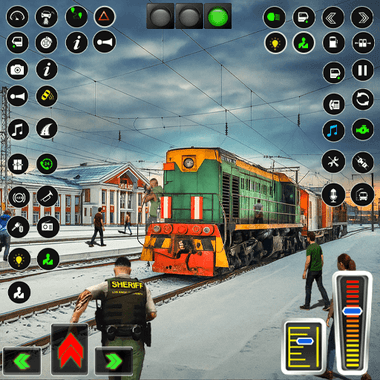 Train Survival City Train Game