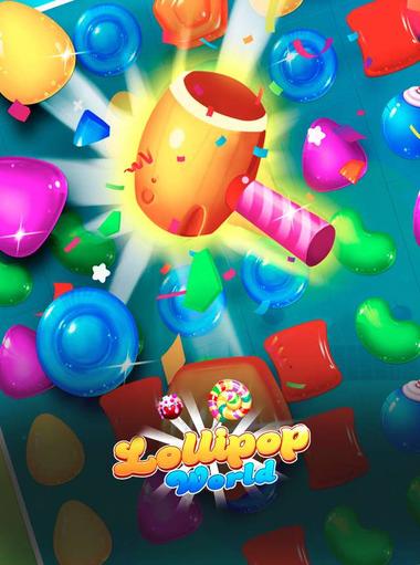 Lollipop World : match 3 mania