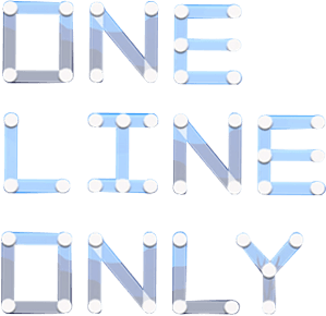 One line only : dot to dot