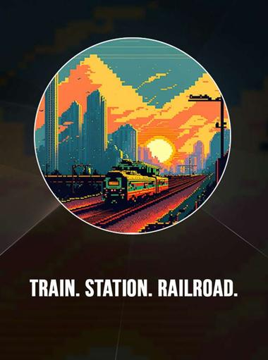 Train. Station. Railroad.