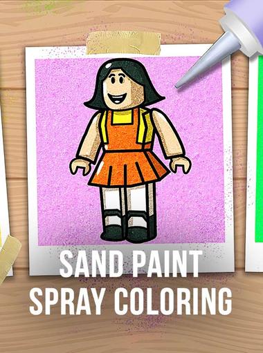 Sand Paint: Spray Coloring