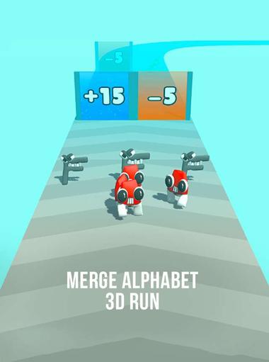 Merge Alphabet: 3D Run