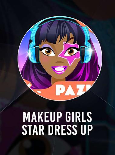 Makeup girls star dress up