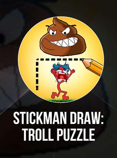 Stickman Draw: Troll Puzzle