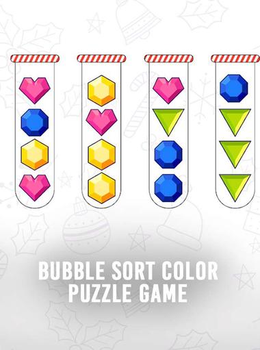 Bubble Sort Color Puzzle Game