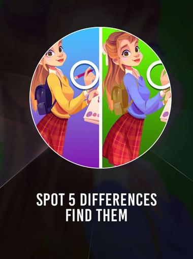 Trova le differenze - gioco 5D