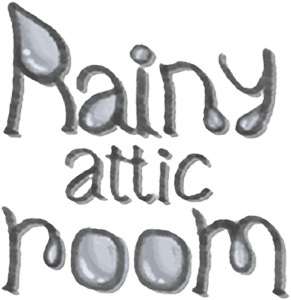 Rainy attic room
