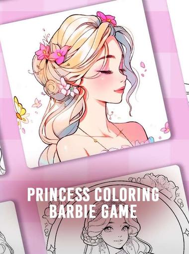 Prenses kız boyama oyunları