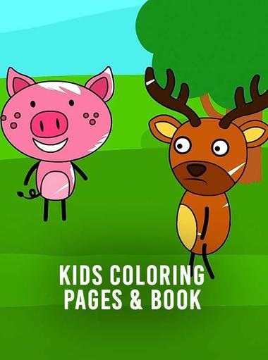 Kids Coloring Pages & Book