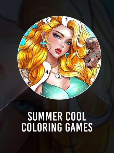 Summer Cool Coloring Games