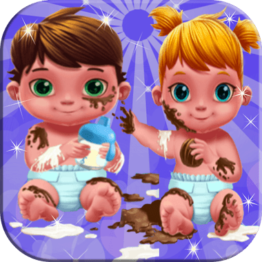 Dia de cuidados com bebês gêmeos - jogos grávidas