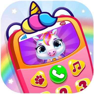 Baby Princess Phone: My Baby Unicorn Care For Kids