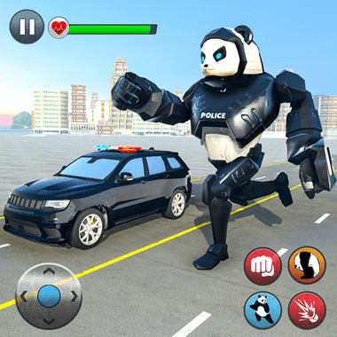 تحول الشرطة الباندا الروبوت: اطلاق النار الروبوت