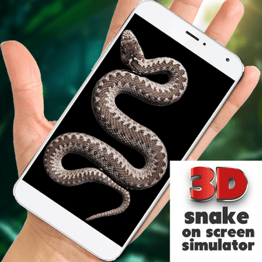 Broma de serpiente en la mano Joke - iSnake