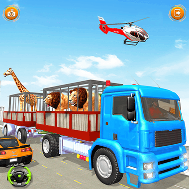 Farm Animals Transporter Truck Simulator