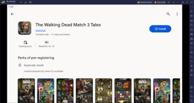Comment jouer à The Walking Dead Match 3 Tales sur PC avec BlueStacks