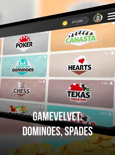 GameVelvet: Dominoes, Spades