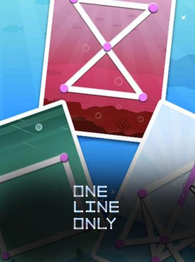 One line only : dot to dot