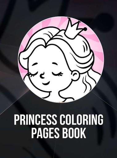 Princess coloring pages book