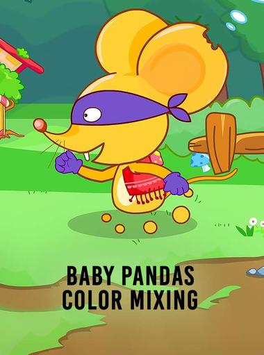 Baby Panda's Color Mixing